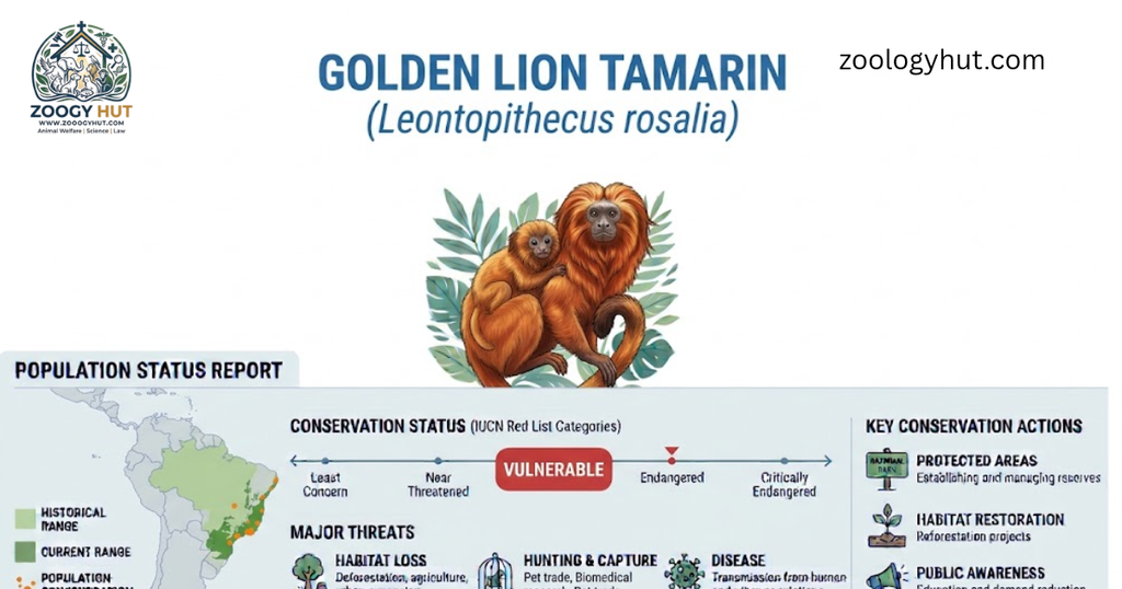 golden lion tamarin monkey